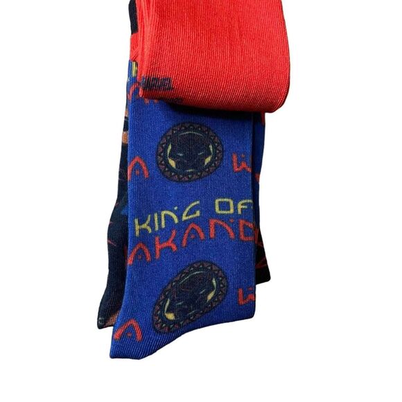 Funko Marvel Black Panther 3 Pack Socks NWT One Size - Picture 2 of 4